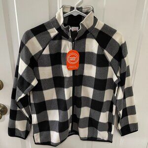 Wonder Nation - Microfleece Zip Jacket - Girls 14/16 - NWT - Buffalo Plaid